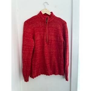 WOOLRICH Women's Red Pull Over Sweater | Size Large